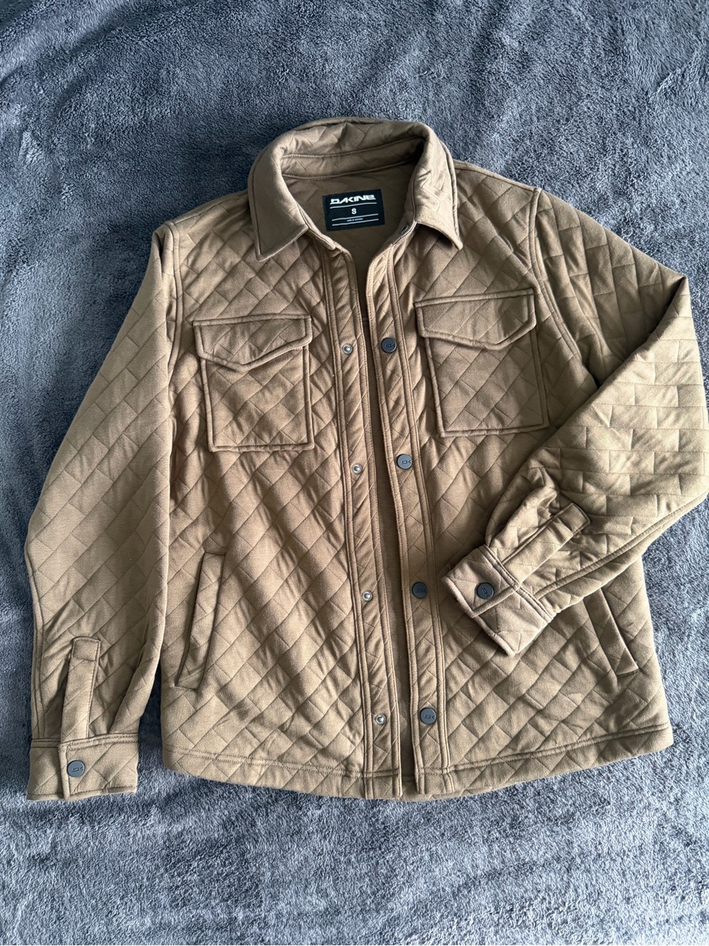 Dakine Quilted Brown Shirt Jacket - Lightweight Layer